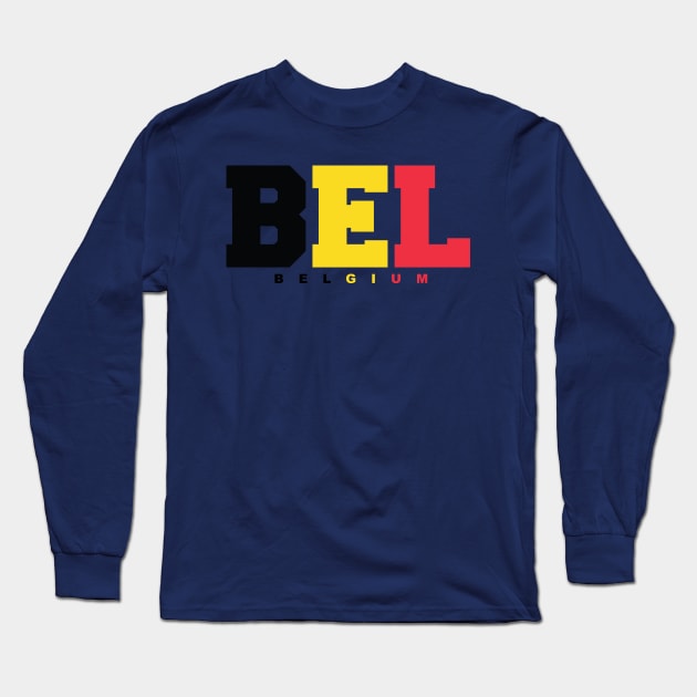 Belgium Long Sleeve T-Shirt by BAOM_OMBA